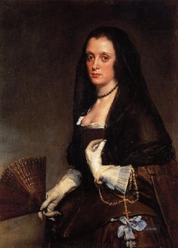 Lady with a Fan portrait Diego Velazquez Oil Paintings